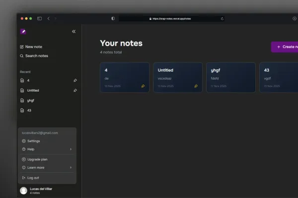 project card